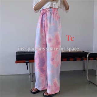 Quần loang màu ống suông rộng