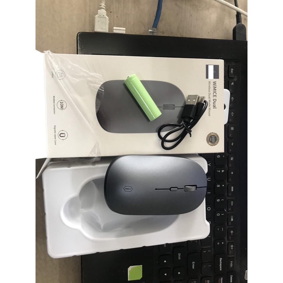 Chuột không dây bluetooth WIWU Magic Mice/Dual Mode Mouse Mice lite WM104