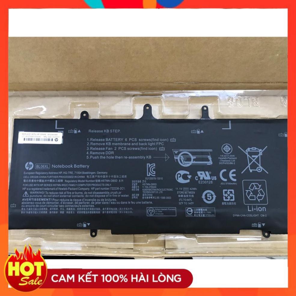 HÀNG ZIN  Pin(battery) HP EliteBook Folio 1040 G0 G1 G2 BL06XL zin