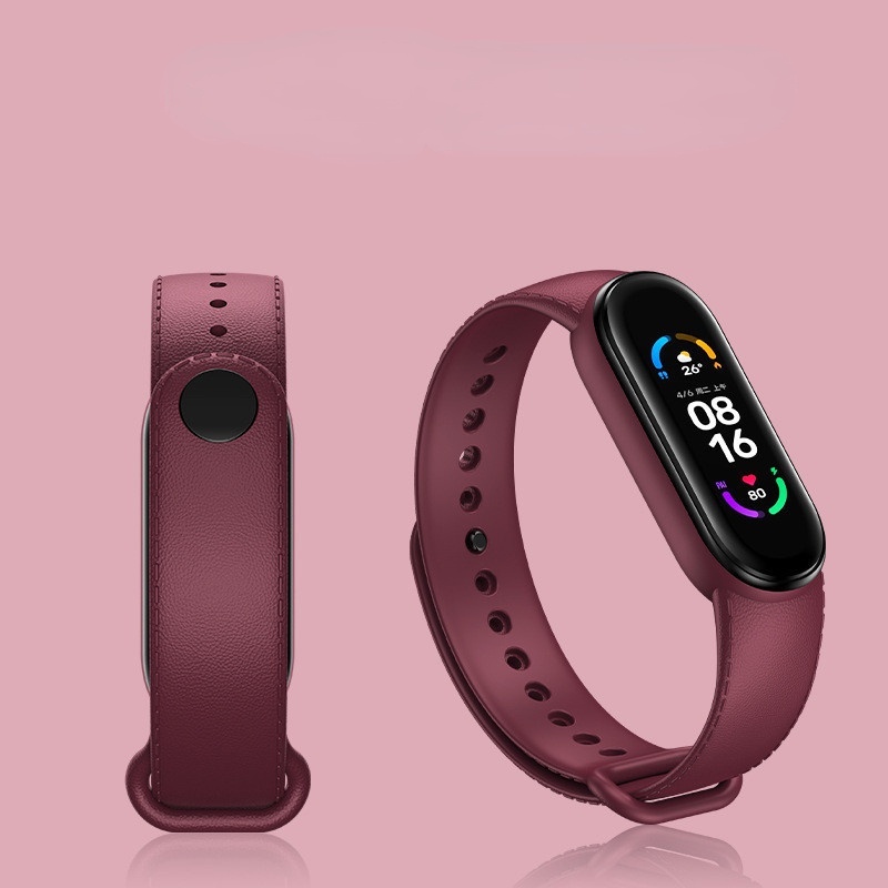 Dây Đeo Đồng Hồ 12 Màu Tương Thích Mi Band 6/5 4/3