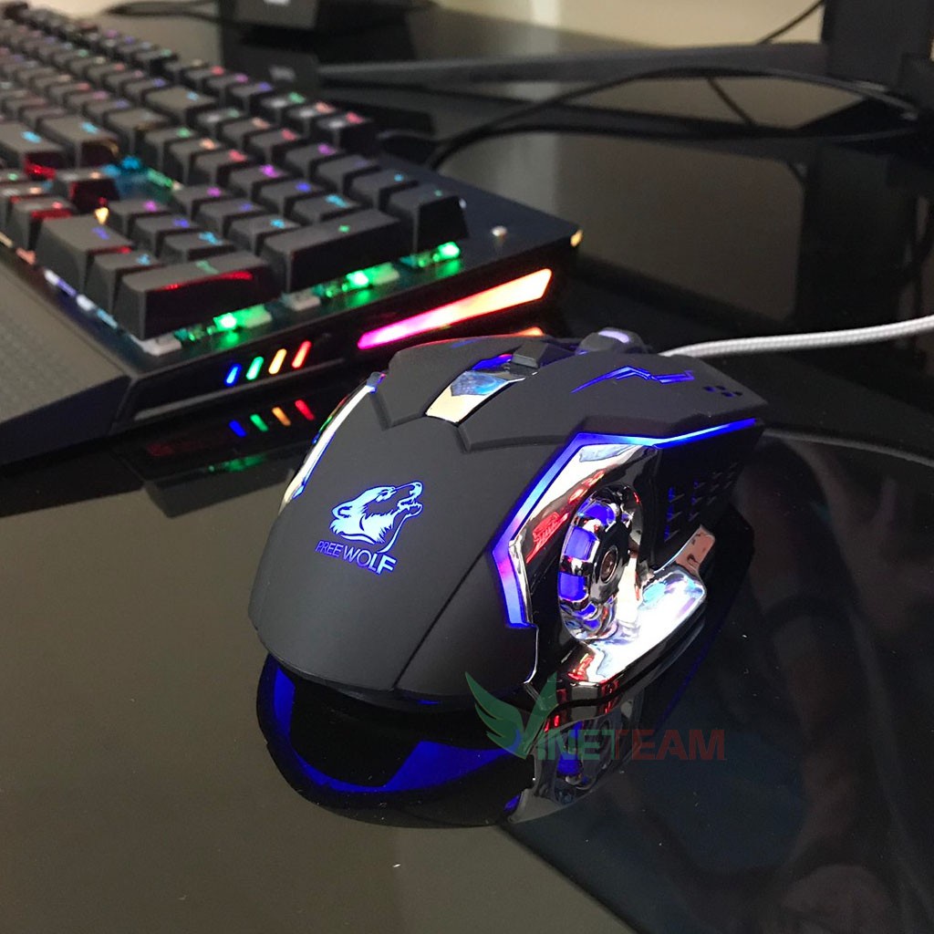 Chuột Game thủ GearLord G502 có đèn LED đổi màu cực đẹp DC2220