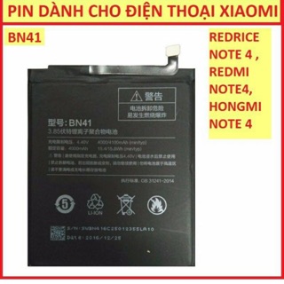 Pin xịn máy xiaomi redmi Note 4 (BN41) dung lượng pin 4100mAh