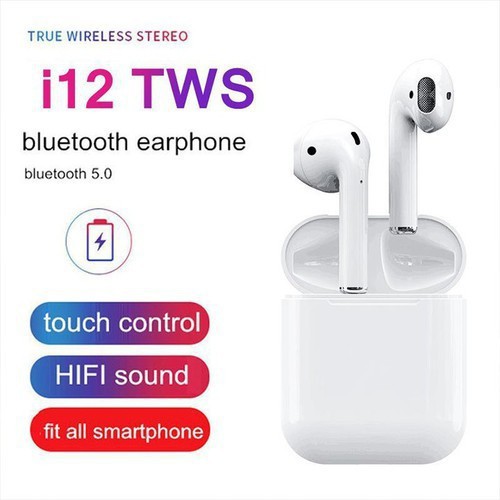 Tai nghe bluetooth i12 5.0 TWS Cảm ứng chạm tay không dây | BigBuy360 - bigbuy360.vn