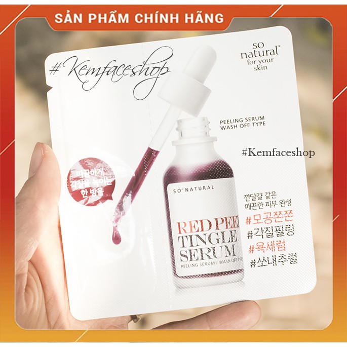 Sample Thay da sinh học Red Peel Tingle Serum