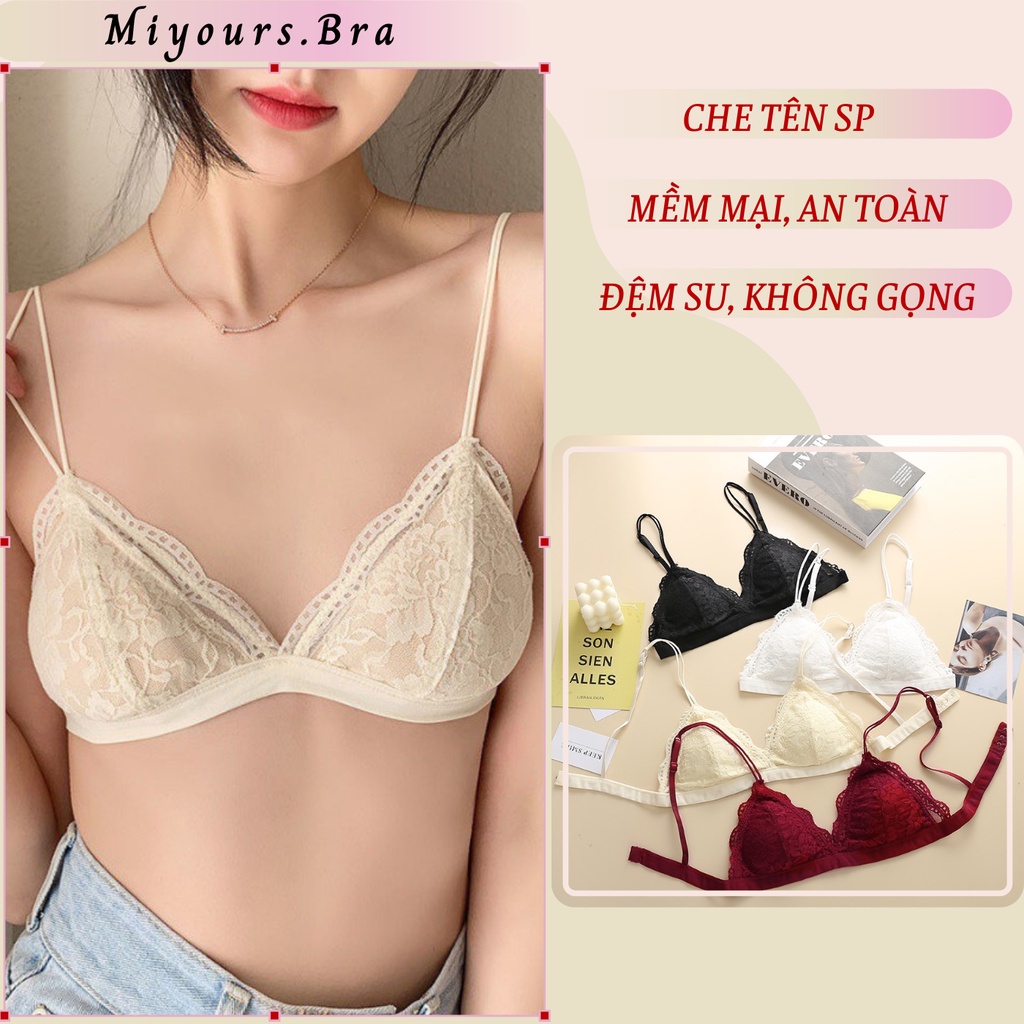 Áo lót bra nữ MiYours Bra BR205 không gọng đệm mỏng nâng ngực nhẹ nhàng cúp áo 3D tạo phom ngực siêu nhẹ và mát