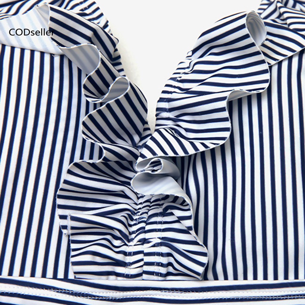 Bộ Đồ Bơi Bikini Trễ Vai Nhún Bèo Thời Trang Cho Nữ | BigBuy360 - bigbuy360.vn