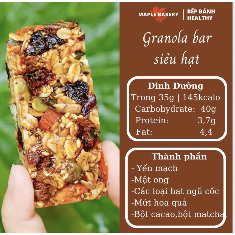 Bánh siêu hạt healthy - Hỗ trợ giảm cân, tốt cho sức khoẻ.