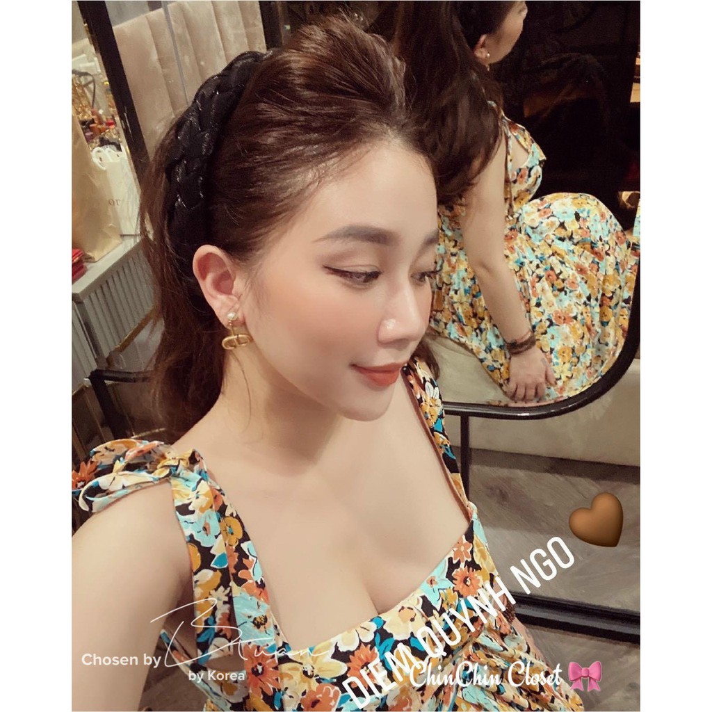 VN113 - VÁY XÒE 2 DÂY HOA XINH HÀNG TK NỮ | BigBuy360 - bigbuy360.vn