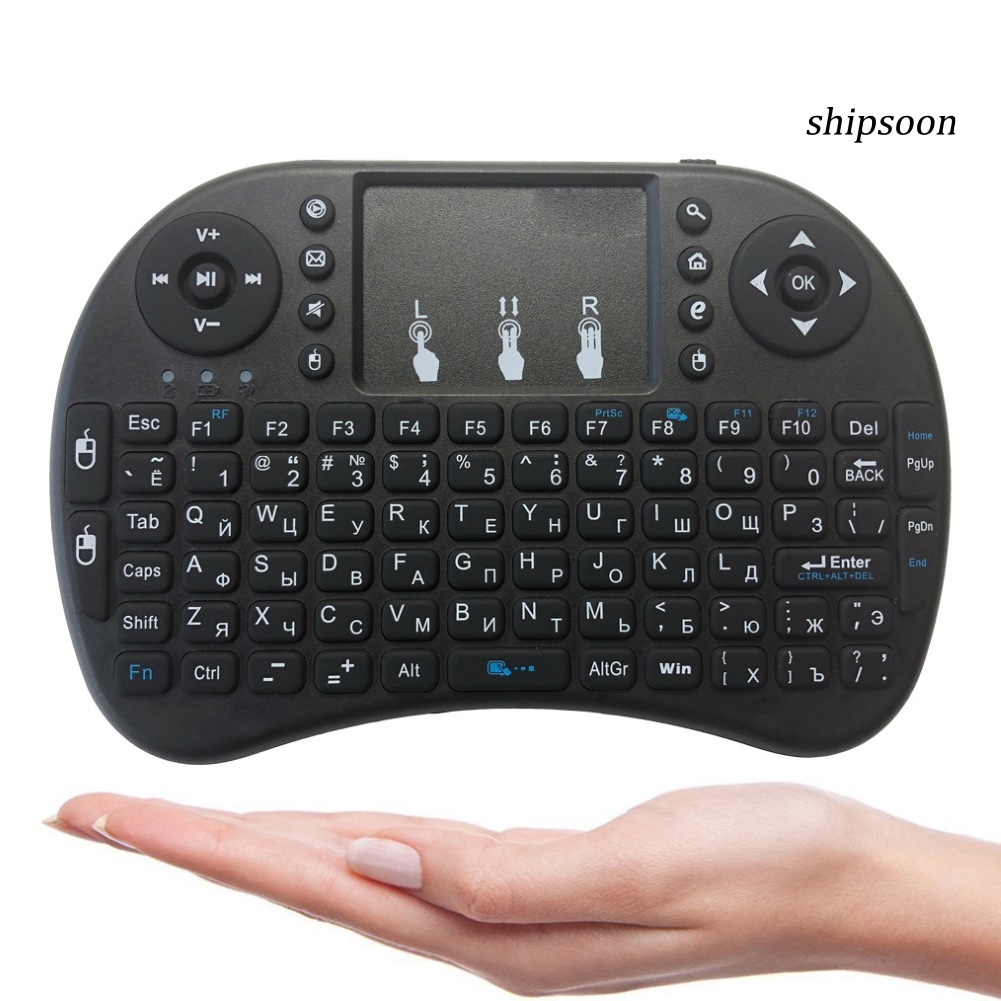 Bàn Phím Không Dây I8 Mini 2.4ghz Cho Tv Box Pc Laptop