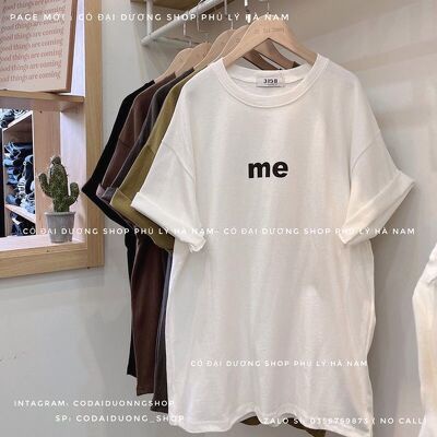 Áo phông chữ Me from rộng unisex nhiều màu