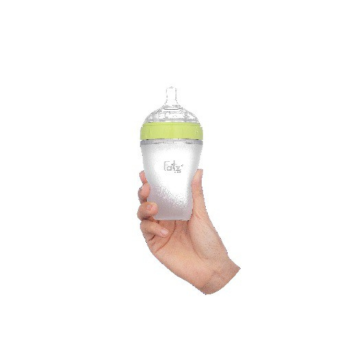 [Cổ siêu rộng ] Bình sữa 180ml / 240ml Fatzbaby Silicon núm ti Siêu Mềm không BPA