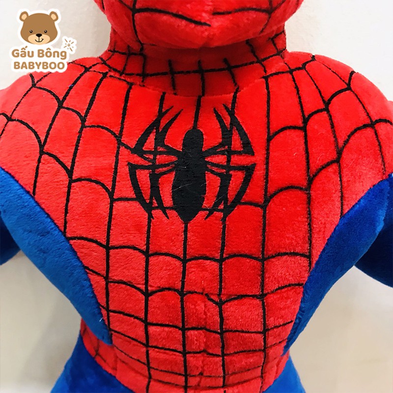 Đồ Chơi Người Nhện Spiderman Nhồi Bông Mềm Mịn Cao Cấp BABYBOO - Gối Ôm Quà Tặng Yêu Thương Cho Bé