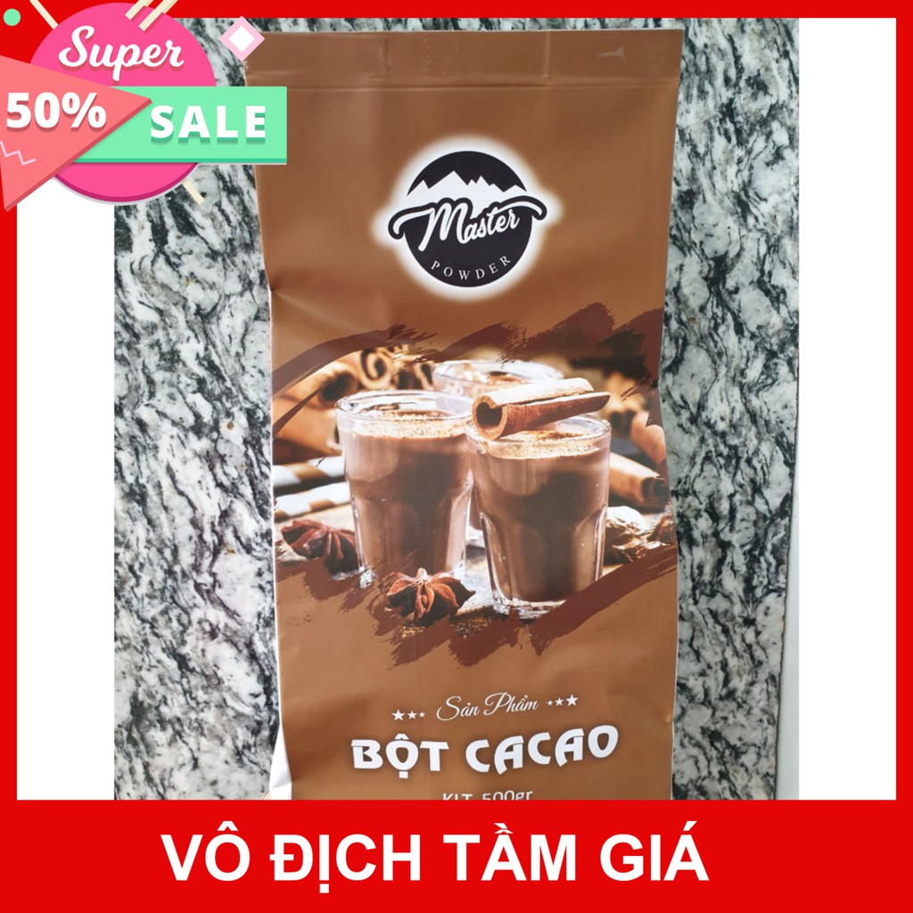 Bột Cacao Nguyên Chất Master 500gr - Đồ Uống Tuyệt Vời Cho Mùa Đông