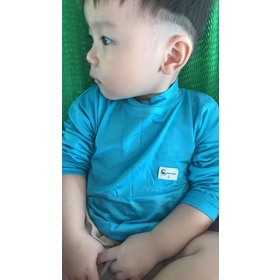 [GooseKids] Áo dài tay cho bé trai bé gái chất petit mặc ngủ điều hòa mềm mịn thoáng mát