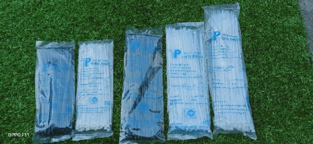 Dây Rút nhựa dây thít buộc dây điện 10cm 15cm 20cm 25cm 30cm 40cm 4 Tấc Hiệu Tiến Phát