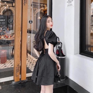 ĐẦM XOÈ TAY PHỒNG ĐAN DÂY LƯNG
