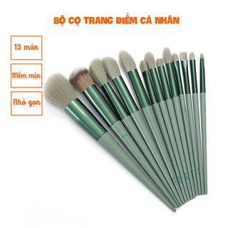 Bộ cọ trang điểm Fix+ 13 cây - Cọ makeup cá nhân cao cấp - Lông mềm mịn- Kèm túi và Hộp sang chảnh-Kaizo Mart