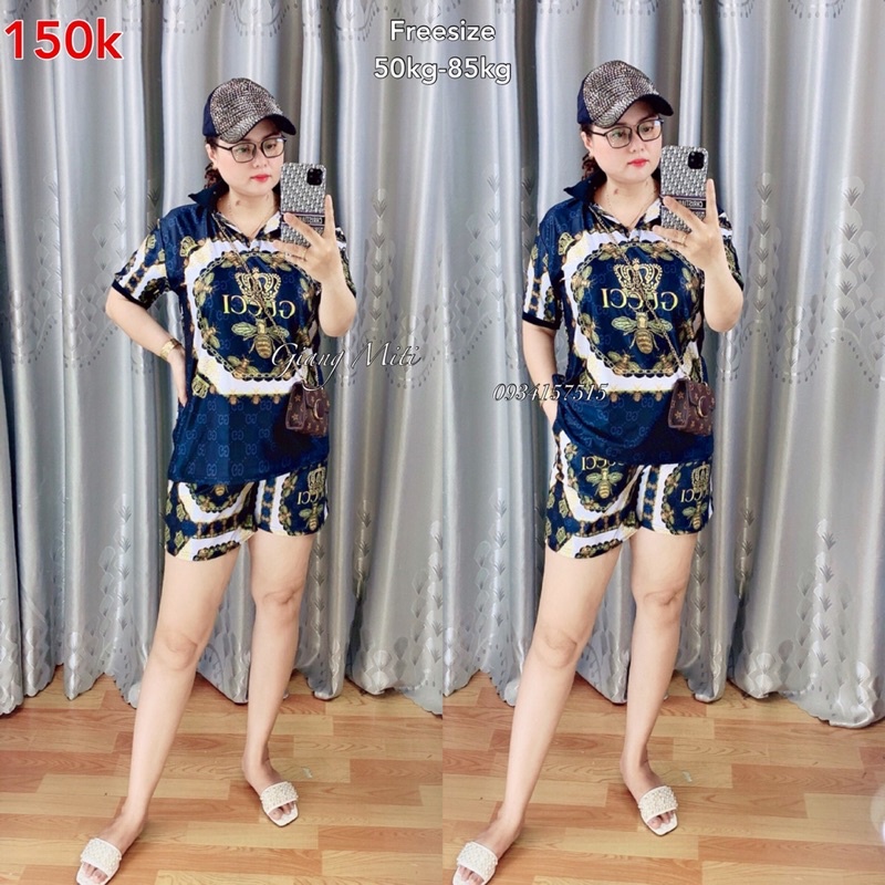 Bigsize 60kg-85k-Set bộ đùi Thun lạnh 4 chiều cao cấp