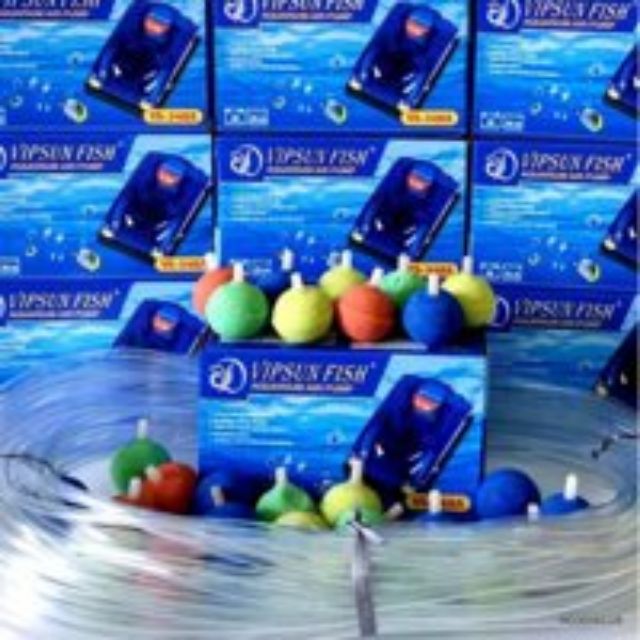 combo máy sủi 2 vòi tặng 2m dây + 2 sủi màu