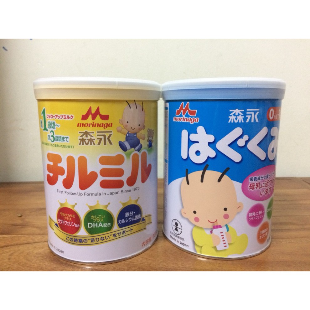 Sữa Morinaga nội địa Nhật số 0-1 810G và số 1-3 820G (date 2021)
