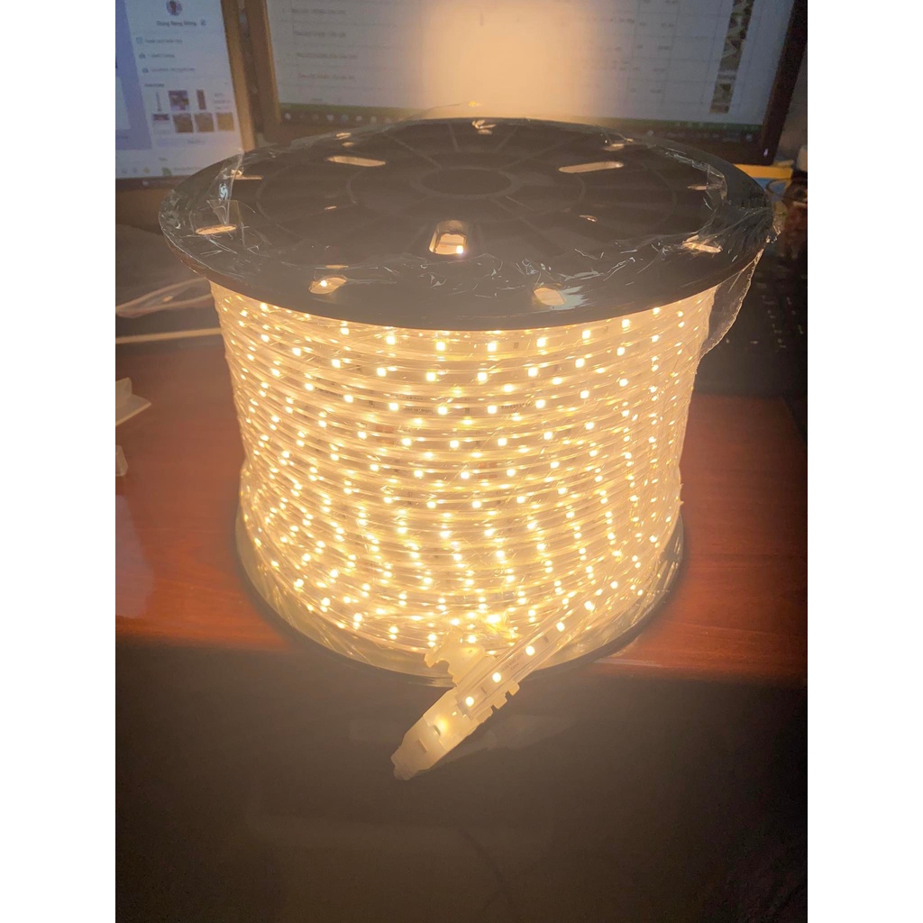 Đèn LED dây Rạng Đông hắt khe trần thạch cao, quấn trang trí ngoài trời 7W/m , kín nước chuẩn IP65