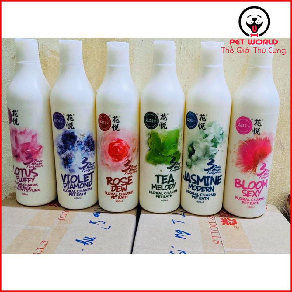 Sữa tắm joyce & doll cho chó mèo - Sữa tắm nước hoa cho chó mèo 400ml