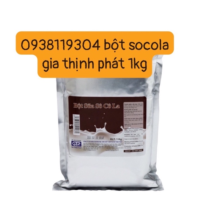 Bột socola gtp gia thịnh phát 1kg pha trà sữa
