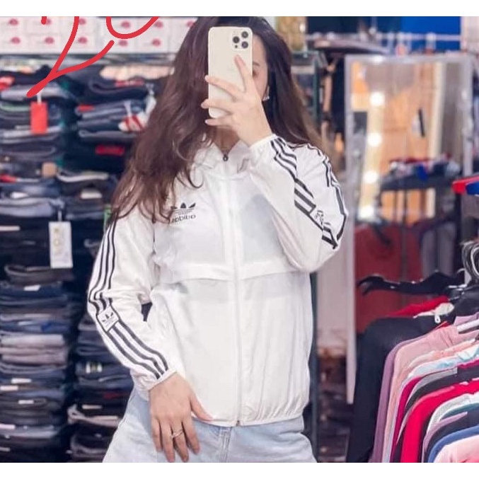 Áo Khoác Gió Nữ Form Rộng Thể THao Cá Tính AK34