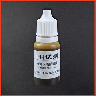 Combo 5 lọ dung dịch thử độ ph kèm bảng màu, test ph nước