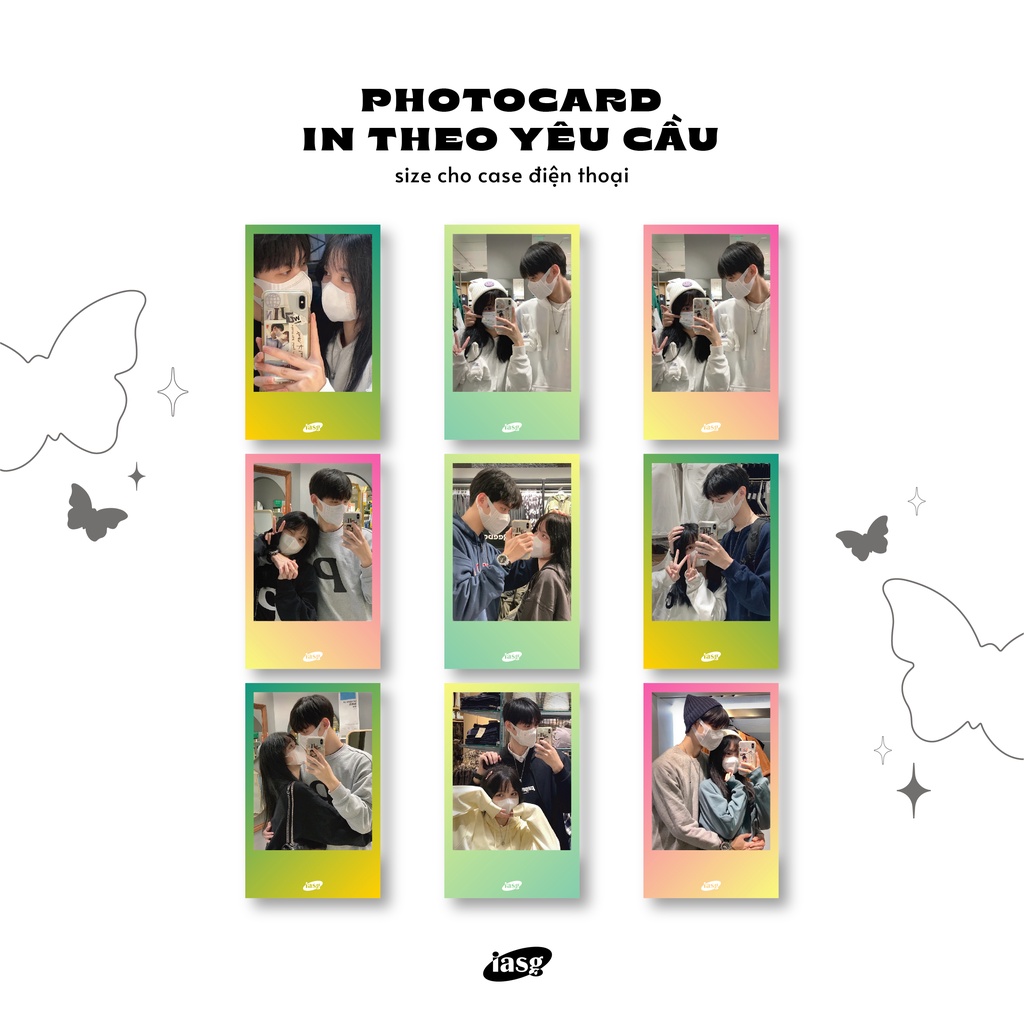 In ảnh Polaroid theo yêu cầu - size ảnh chuyên dùng để nhét ví tiền, nhét case điện thoại độc lạ chỉ có tại IASG