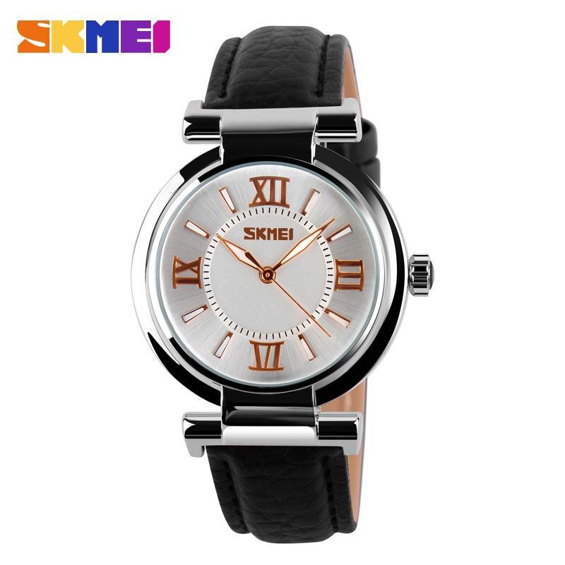 Đồng Hồ SKMEI 9075 Chuyển Động Thạch Anh Với Dây Da Dành Cho Nữ