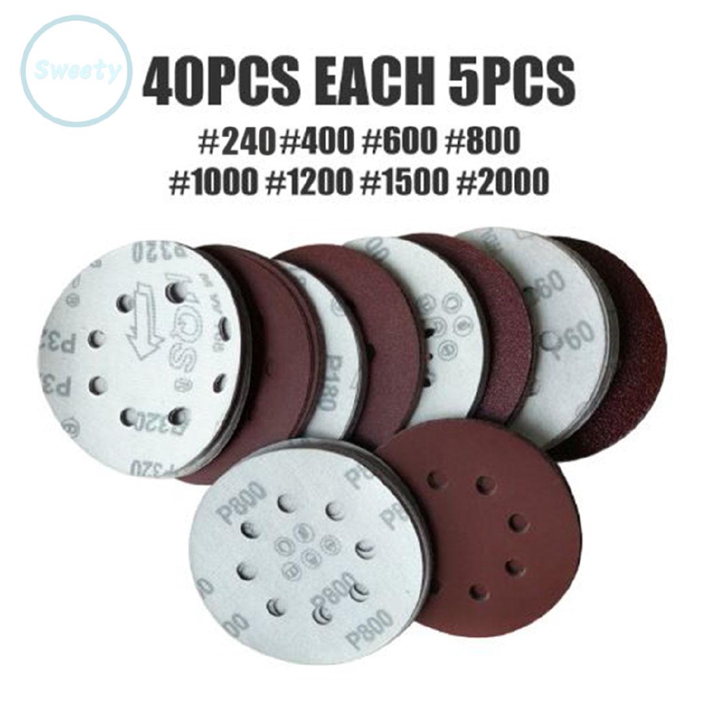 Giấy Nhám 8 Lỗ 5 Inch 125mm