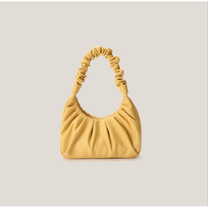 Túi Đeo Chéo Thiết Kế Xếp Ly Xinh Xắn Cho Nữ