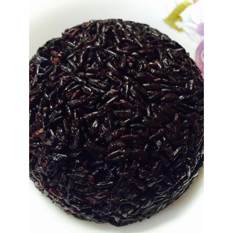 Com bo 2 kg  Gạo lứt dẻo tím than  loại đặc biệt