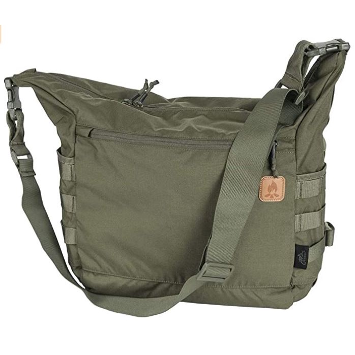 Túi xách phong cách lính Helikon-Tex Bushcraft Satchel, xanh quân đội