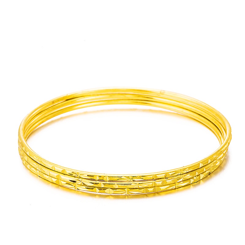 Vòng Tay Mạ Vàng Mỏng Phong Cách Bohemian Cho Nữ