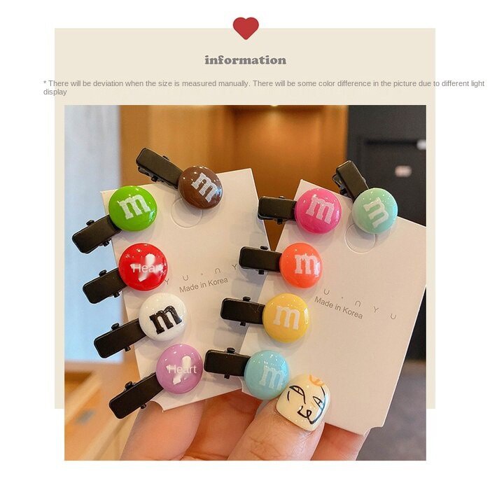 Kẹp Tóc Mái Thời Trang Hàn Quốc Cho Nữ