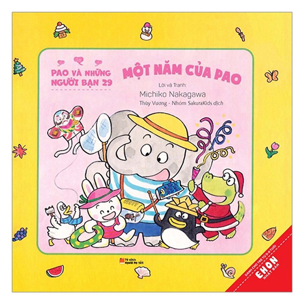 Sách Ehon Pao Và Những Người Bạn 29 - Một Năm Của Pao