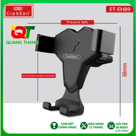 Giá Đỡ Điện Thoại Kẹp Cửa Gió Ô tô EH – 89 Và HOCO Chính Hãng