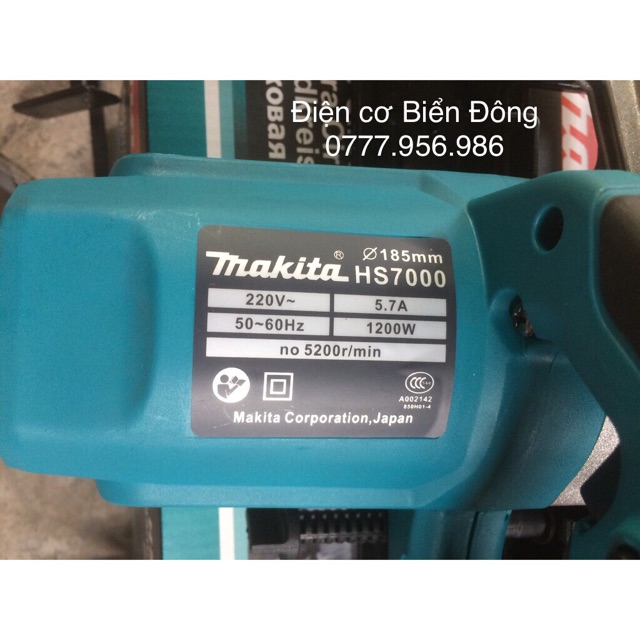 Máy cưa gỗ 🔥FREESHIP🔥 Máy cưa gỗ MAKITA HS 7000-185mm cưa gỗ góc nghiêng 45 độ