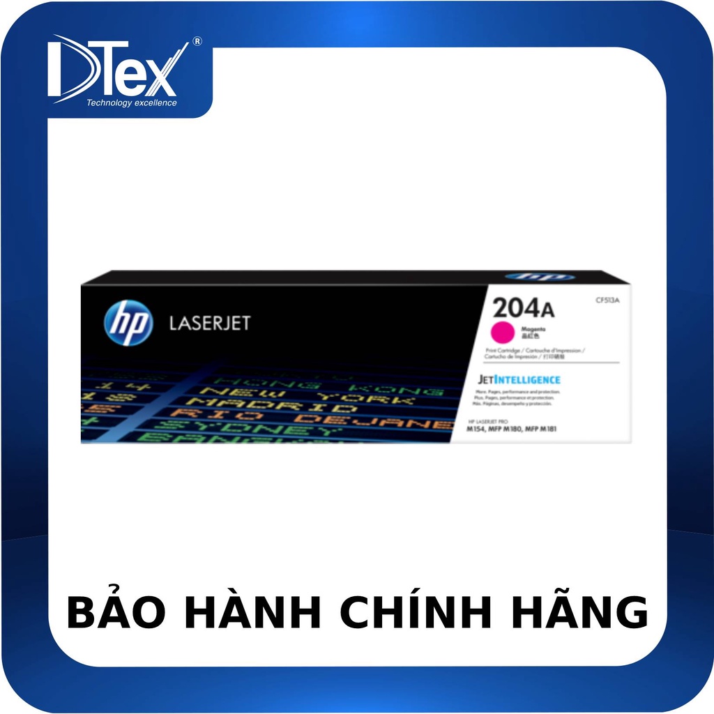 Mực in HP 204A Magenta Original LaserJet Toner Cartridge (CF513A) - Hàng Chính Hãng