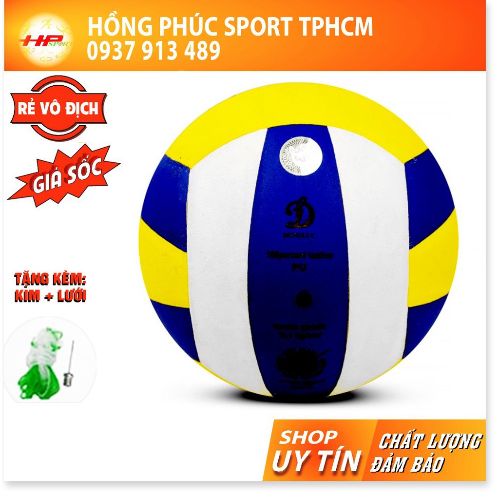 Bóng chuyền Động Lực DL220c - Quả banh bóng chuyền DL 220c tốt dùng trong thi đấu cho nam nữ chính hãng