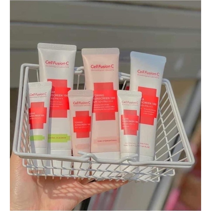 KEM CHỐNG NẮNG NÂNG TÔNG DA CELL FUSION C