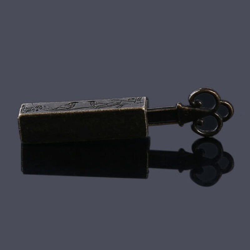Ổ Khóa Hộp Gỗ Phong Cách Vintage