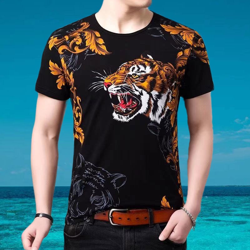 Áo Thun Tay Ngắn In Họa Tiết 3D Thời Trang Mùa Hè Cho Nam