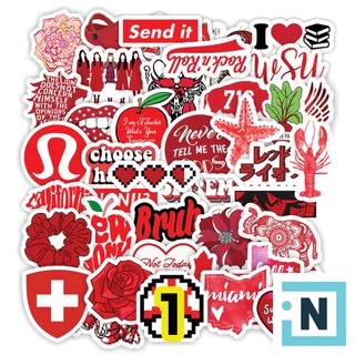 Set 50 Sticker Dán VSCO Girl PVC Chống Nước | Dán Điện Thoại | Dán Laptop | Dán Mũ Bảo Hiểm | Dán Vali