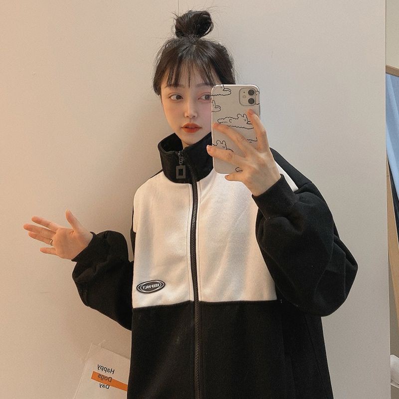 (order) ÁO KHOÁC NỈ ULZZANG 2 MÀU HÀNG QUẢNG CHÂU | BigBuy360 - bigbuy360.vn