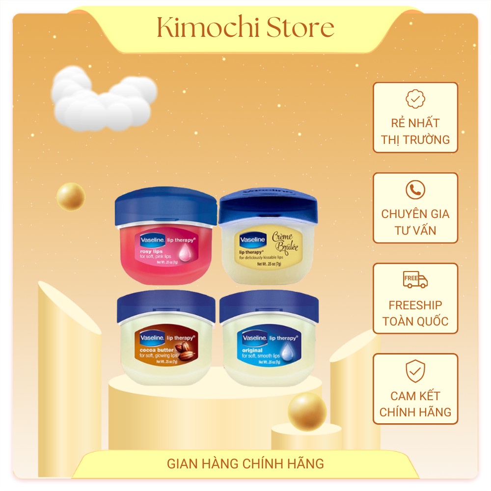 Sáp Dưỡng Mềm Môi Vaseline Lip Therapy 7g Kimochi Store