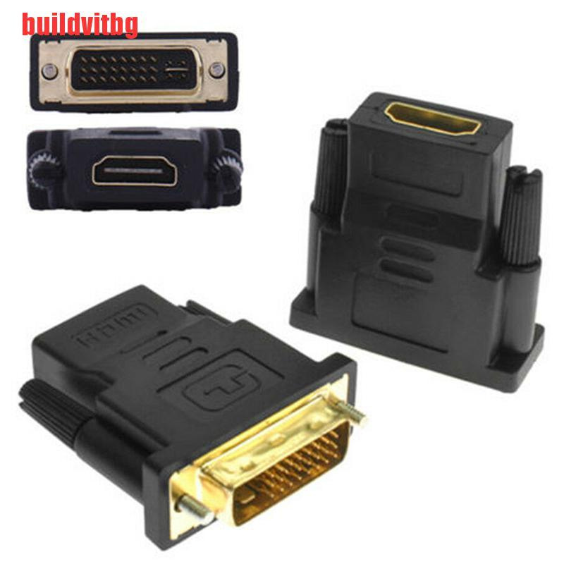 Đầu Chuyển Đổi Hdmi Cái Sang Vga 24 + 1pin Dvi Đực Hdmi Cái Cho Hdtv Gvq