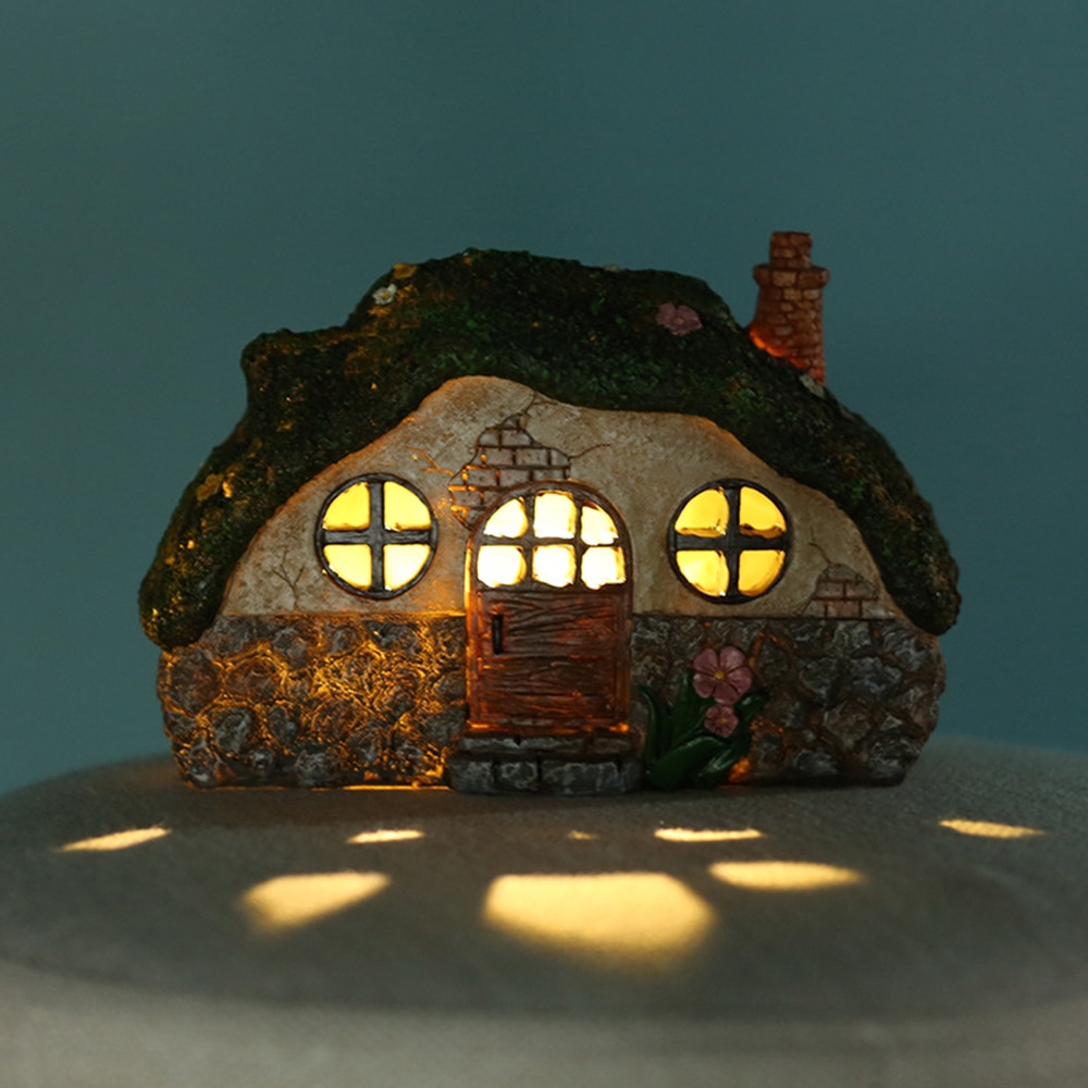 Fairy House Solar Lights Waterproof LED Solar Lamps Landscape Lawn Light Outdoor Lawn Solar Lights Lamp For Garden Decoration